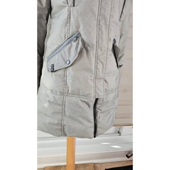 Paradox Puffer Coat with Hood Winter Warm Full Zip Front Pockets - Picture 5 of 8